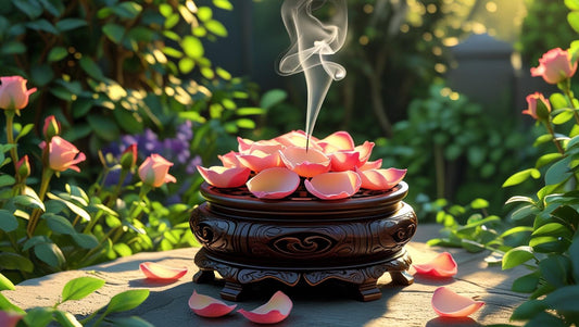 Flower Petal Incense Burner
